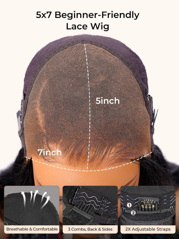 Chic Luxe Hair Side-Part Light Yaki Layered Wig