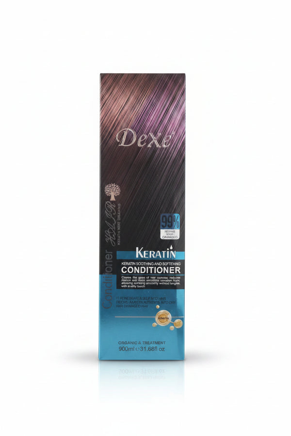Dexe Keratin Soothing and Softening Conditioner — 900 ml
