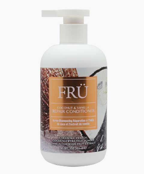 FRU Coconut & Vanilla Repairing & Hydrating Conditioner for Dry, Damaged Hair — 300 ml