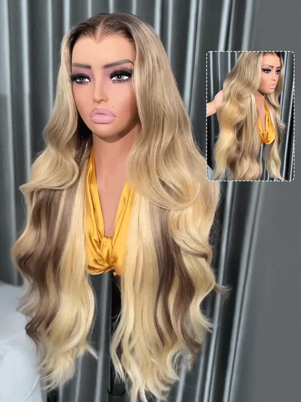 Chic Luxe Hair The Sienna Ash Blonde Wave Wig