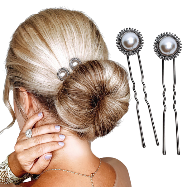 PONY-O Bun Pinz Decorative Hair Pins — Pack of 2