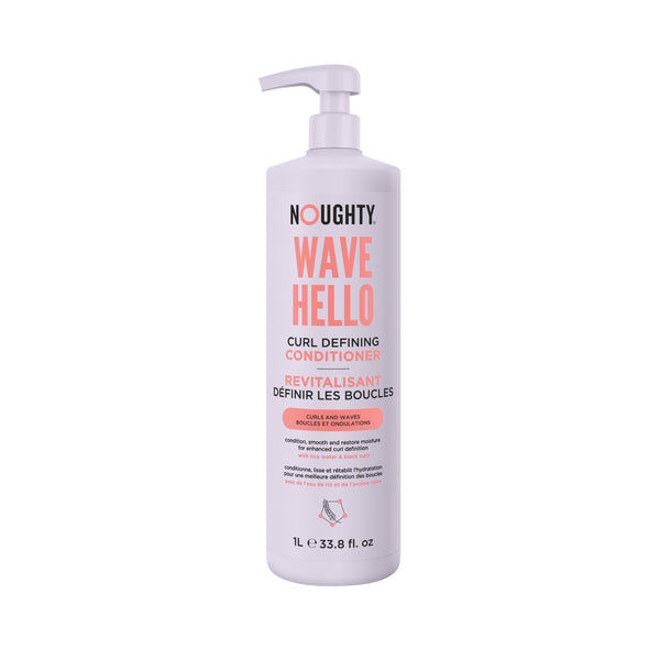 Noughty Wave Hello conditioner 1 Litre — one of two products included in this duo