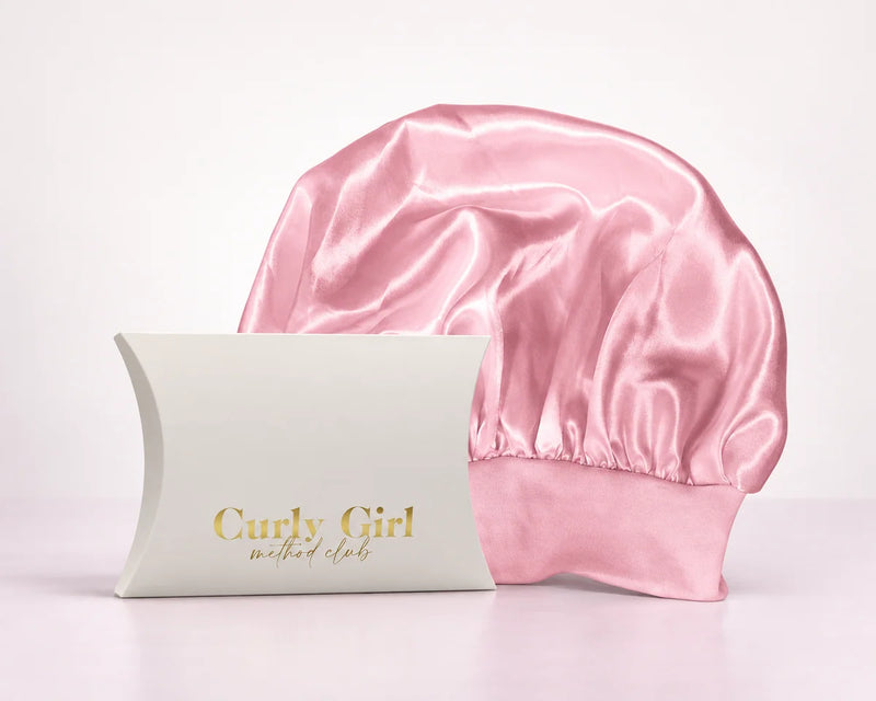 Satin Sleep Cap with Wide Band — studio product photograph