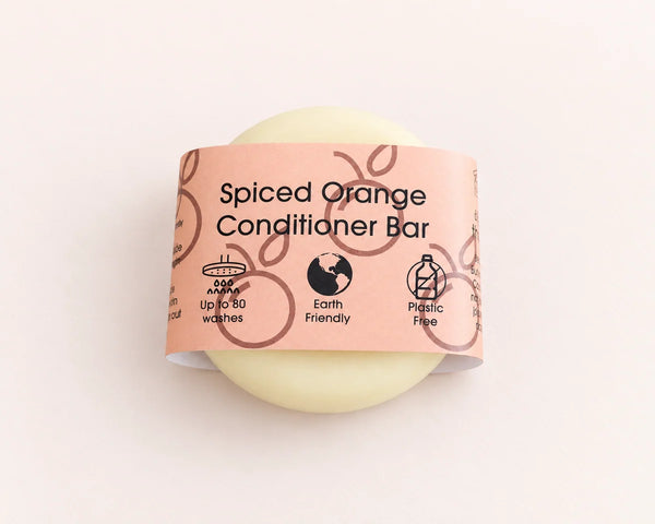 The Natural Spa Spiced Orange Conditioner Bar 60g — studio product photograph