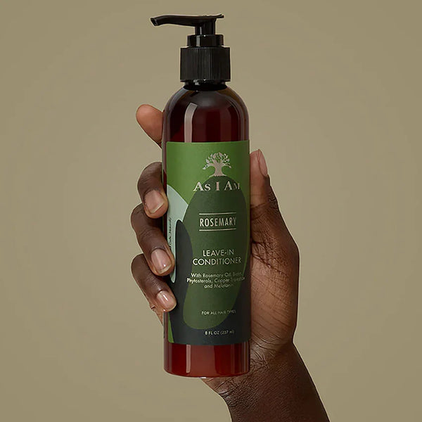 As I Am Rosemary Leave In Conditioner Moisturising & Detangling for Natural Hair & Curls — 237 ml