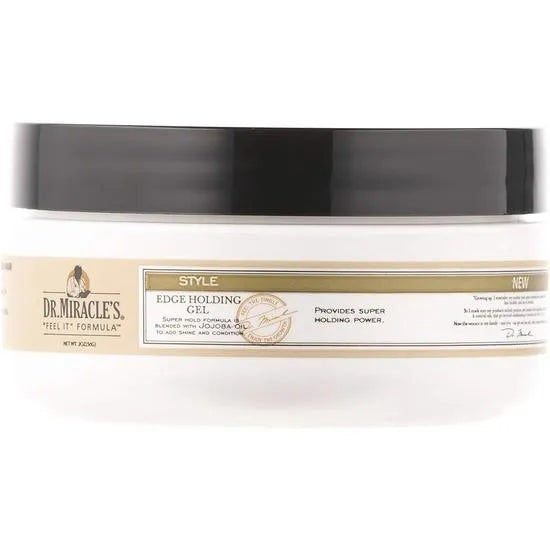Dr. Miracle's Style Edge Holding Gel Strong Hold & Frizz Control for Sleek Edges & Healthy Hairlines — 65 g