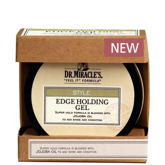 Dr. Miracle's Style Edge Holding Gel Strong Hold & Frizz Control for Sleek Edges & Healthy Hairlines — 65 g