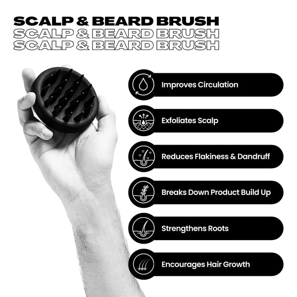 Heist Silicone Scalp and Beard Brush