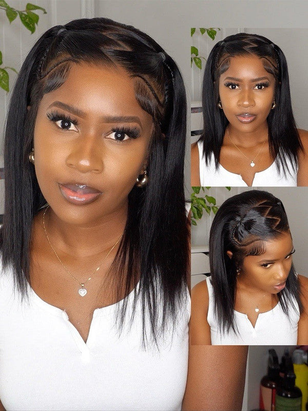Chic Luxe Hair Glueless Pre-Styled Braided Ready To Wear Lace Front Bob Wig