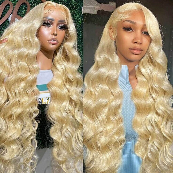 Chic Luxe Hair Full Wig Straight Wavy Lace Front Long 613 Blonde