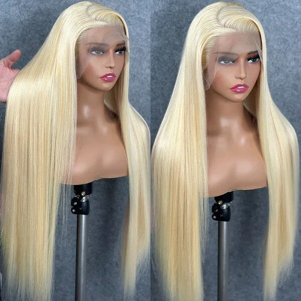 Chic Luxe Hair Full Wig Straight Wavy Lace Front Long 613 Blonde