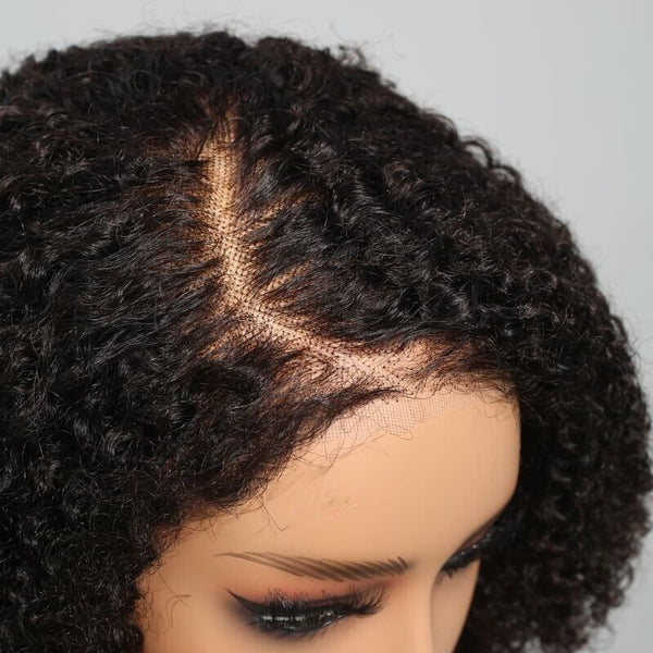 Chic Luxe Hair Glueless Jerry Curly Short Lace Front Bob Wig