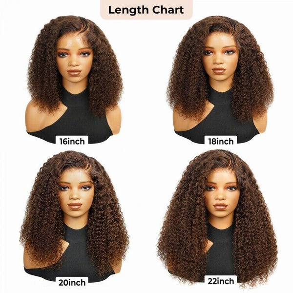 Chic Luxe Hair Pre-Styled Braided Curly Wig — Lace Front — Glueless
