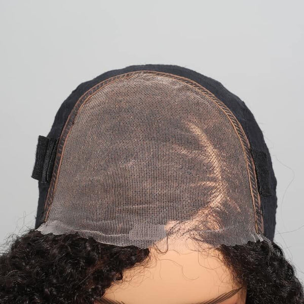 Chic Luxe Hair Glueless Jerry Curly Short Lace Front Bob Wig