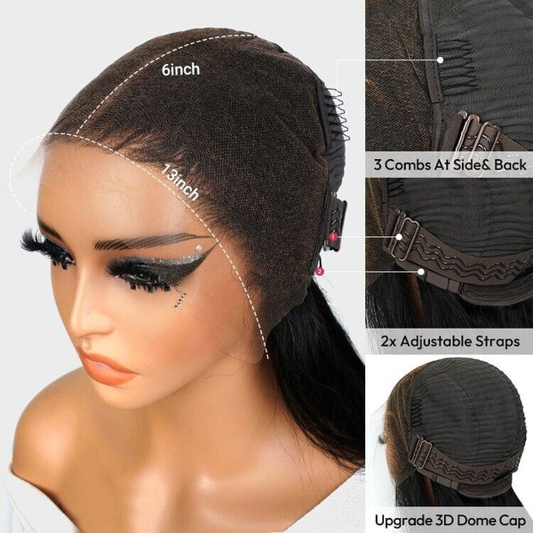 Chic Luxe Hair Straight Wig — 13x6 Lace Front — Glueless