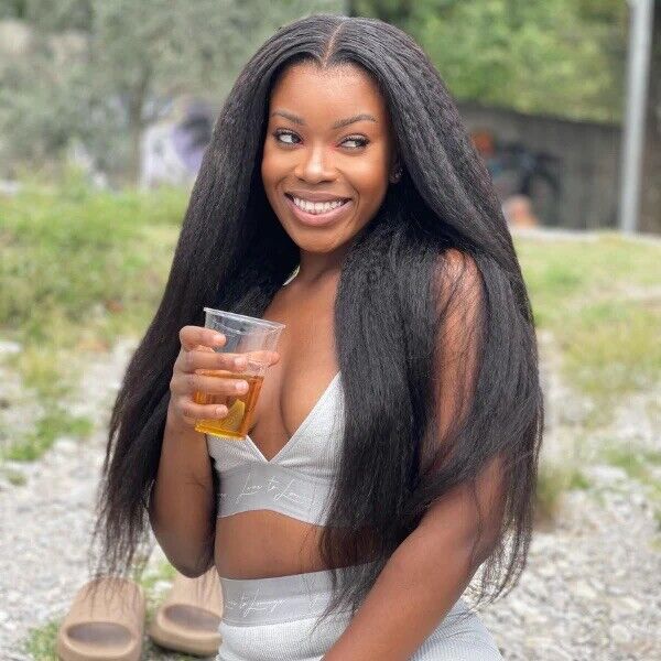 Chic Luxe Hair Full Lace Front Glueless Kinky Straight Wig — Long/Short