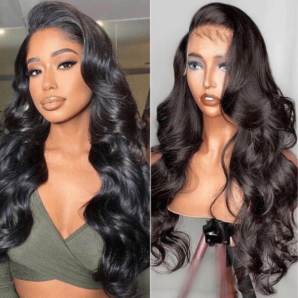 Chic Luxe Hair Full Lace Front Wavy Long Wig — Crystal/Invisible Lace
