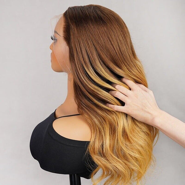 Chic Luxe Hair Honey Blonde Body Wave Wig — 13x4 Lace Front