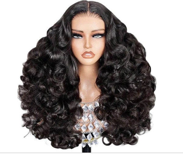 Chic Luxe Hair Full Glueless Wear & Go Bouncy Curly Lace Front Wig