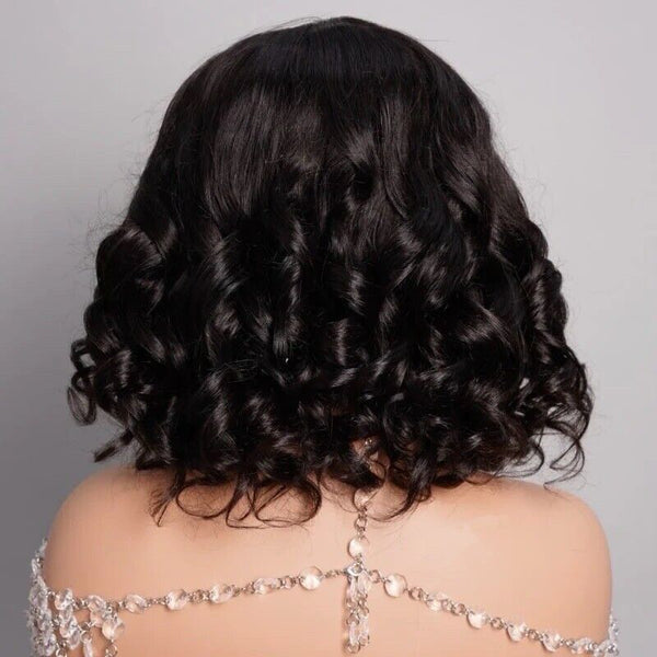 Chic Luxe Hair Wavy Bob Wig — Lace Front — Glueless — Short