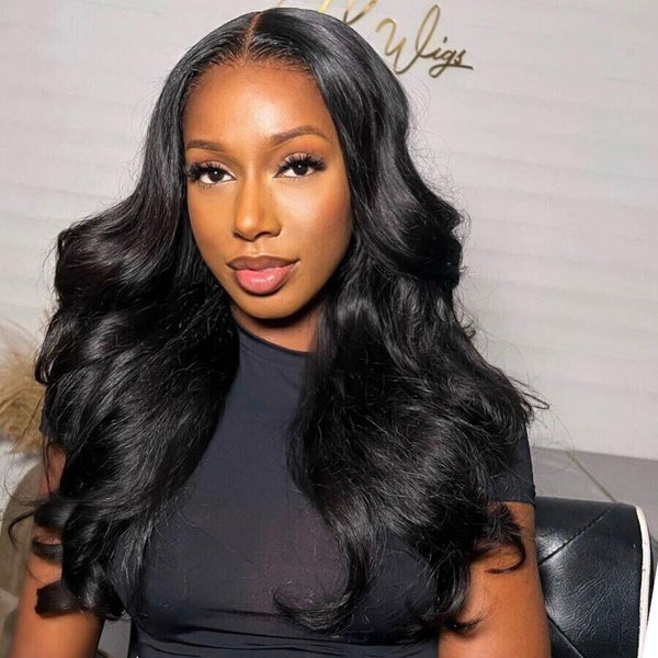 Chic Luxe Hair Glueless Ready To Wear Wavy Straight Wig — Pre-Cut Lace Front