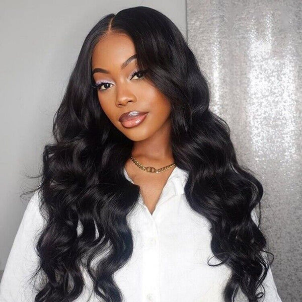 Chic Luxe Hair Transparent Lace Wig — Wavy Long — Full Lace Front