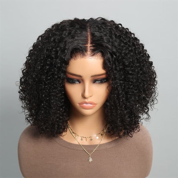 Chic Luxe Hair Full Glueless Wear & Go Curly Lace Front Short Bob Wig