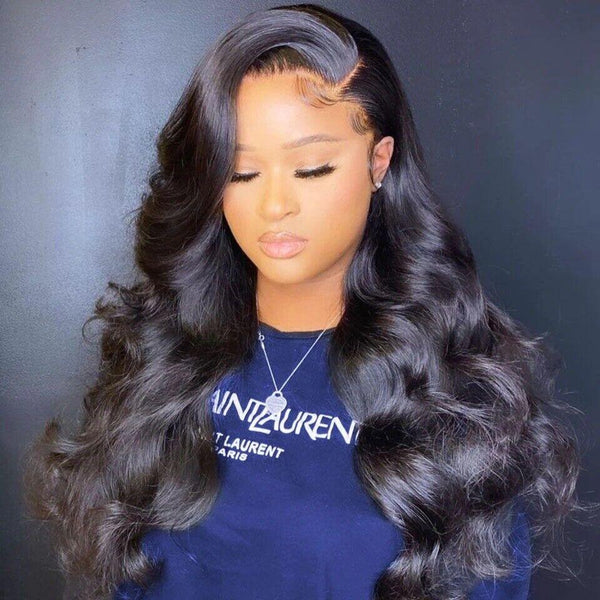Chic Luxe Hair Full Lace Front Wavy Long Wig — Crystal/Invisible Lace