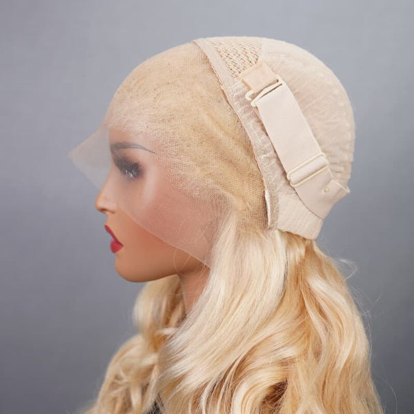 Chic Luxe Hair Full Wig Straight Wavy Lace Front Long 613 Blonde