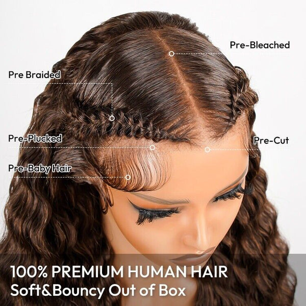 Chic Luxe Hair Pre-Styled Wavy Wig — 13x4 Lace Front — Glueless