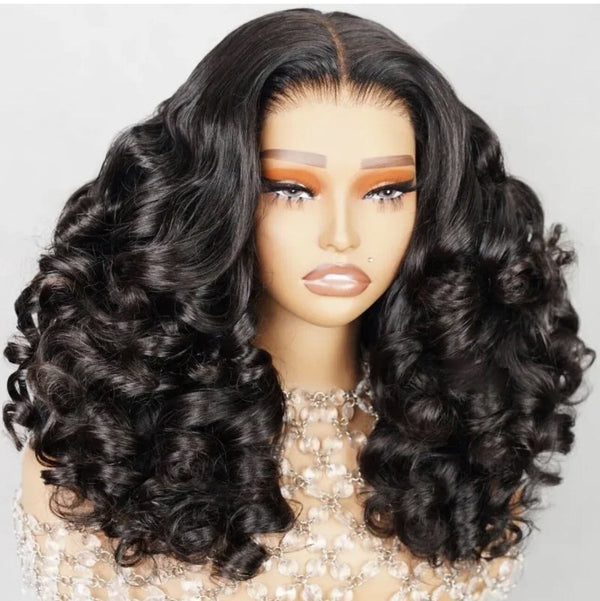 Chic Luxe Hair Full Glueless Wear & Go Bouncy Curly Lace Front Wig