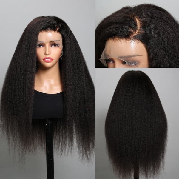 Chic Luxe Hair Full Lace Front Glueless Kinky Straight Wig — Long/Short