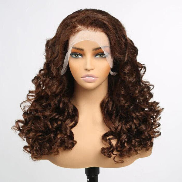 Chic Luxe Hair Glueless Funmi Spiral Curly Full Lace Front Long Wig
