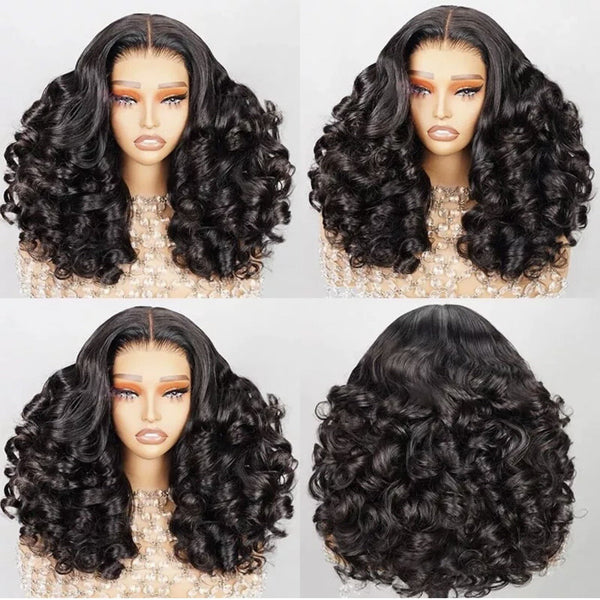 Chic Luxe Hair Full Glueless Wear & Go Bouncy Curly Lace Front Wig