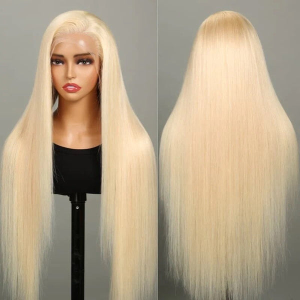 Chic Luxe Hair Full Wig Straight Wavy Lace Front Long 613 Blonde