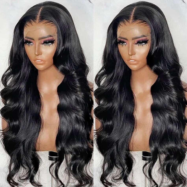 Chic Luxe Hair Full Lace Front Wavy Long Wig — Crystal/Invisible Lace