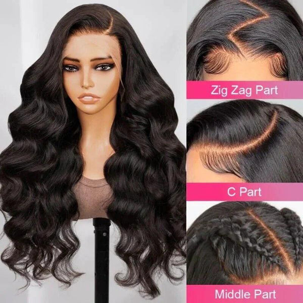 Chic Luxe Hair Full Lace Front Wavy Long Wig — Crystal/Invisible Lace