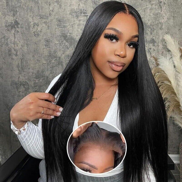 Chic Luxe Hair Glueless Ready To Wear Wavy Straight Wig — Pre-Cut Lace Front