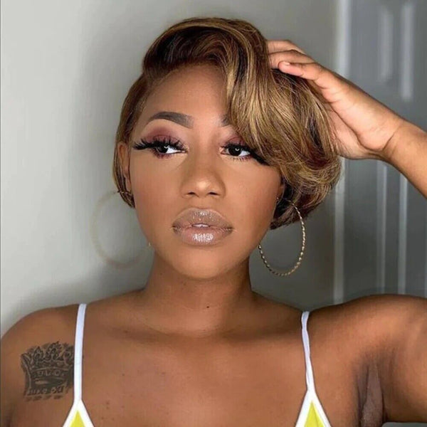 Chic Luxe Hair Glueless Wear & Go Lace Front Pixie Short Wig