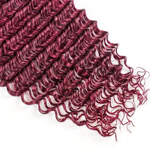 Chic Luxe Hair Deep Wave Human Hair Bulk — For Braiding — Boho Braids — 2 Bundle