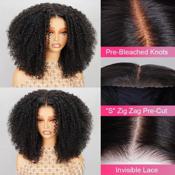 Chic Luxe Hair Full Glueless Wear & Go Kinky Curly Lace Front Wig