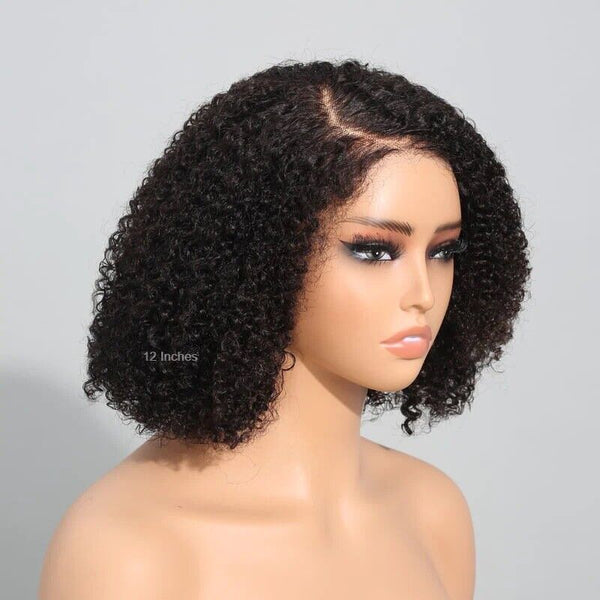 Chic Luxe Hair Glueless Jerry Curly Short Lace Front Bob Wig