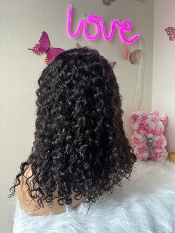 Chic Luxe Hair Ready To Wear Glueless Pre-Cut Lace Water Wave Curly Wig