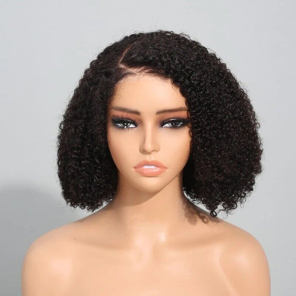 Chic Luxe Hair Glueless Jerry Curly Short Lace Front Bob Wig