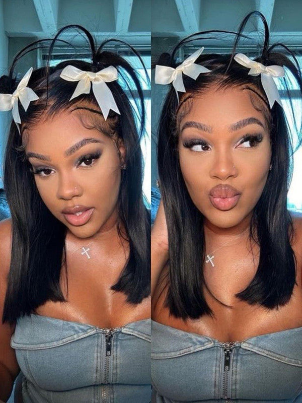 Chic Luxe Hair Glueless Pre-Styled Braided Ready To Wear Lace Front Bob Wig