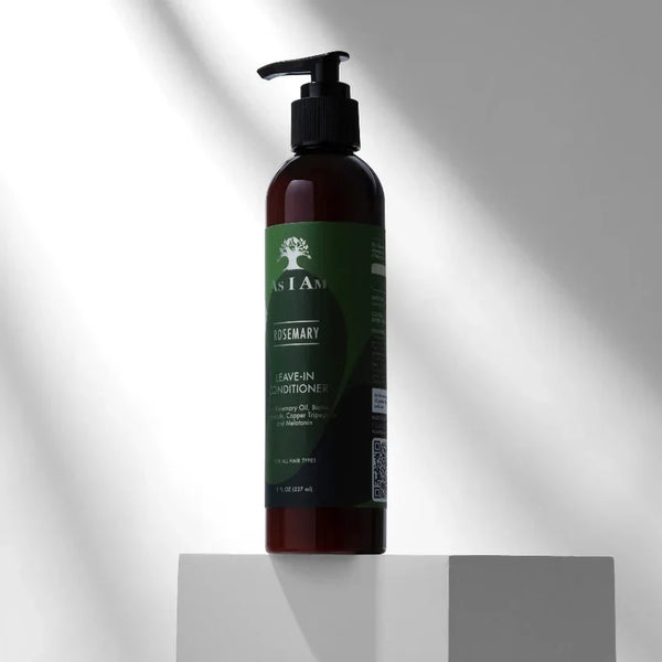 As I Am Rosemary Leave In Conditioner Moisturising & Detangling for Natural Hair & Curls — 237 ml