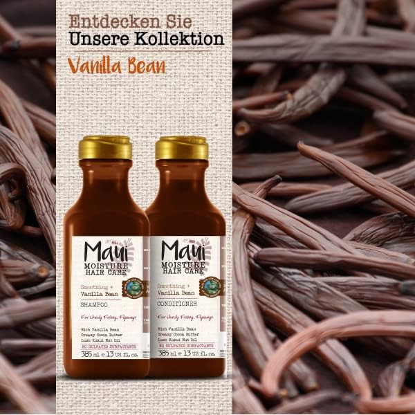 Maui Moisture Smooth & Repair + Vanilla Bean Shampoo — 385 ml
