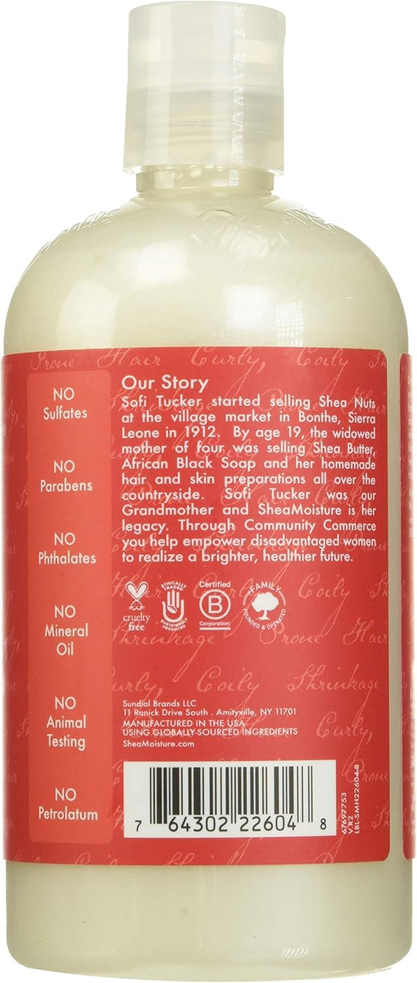 Shea Moisture Red Palm Oil & Cocoa Butter Hi-Slip Detangling Shampoo — 13 oz
