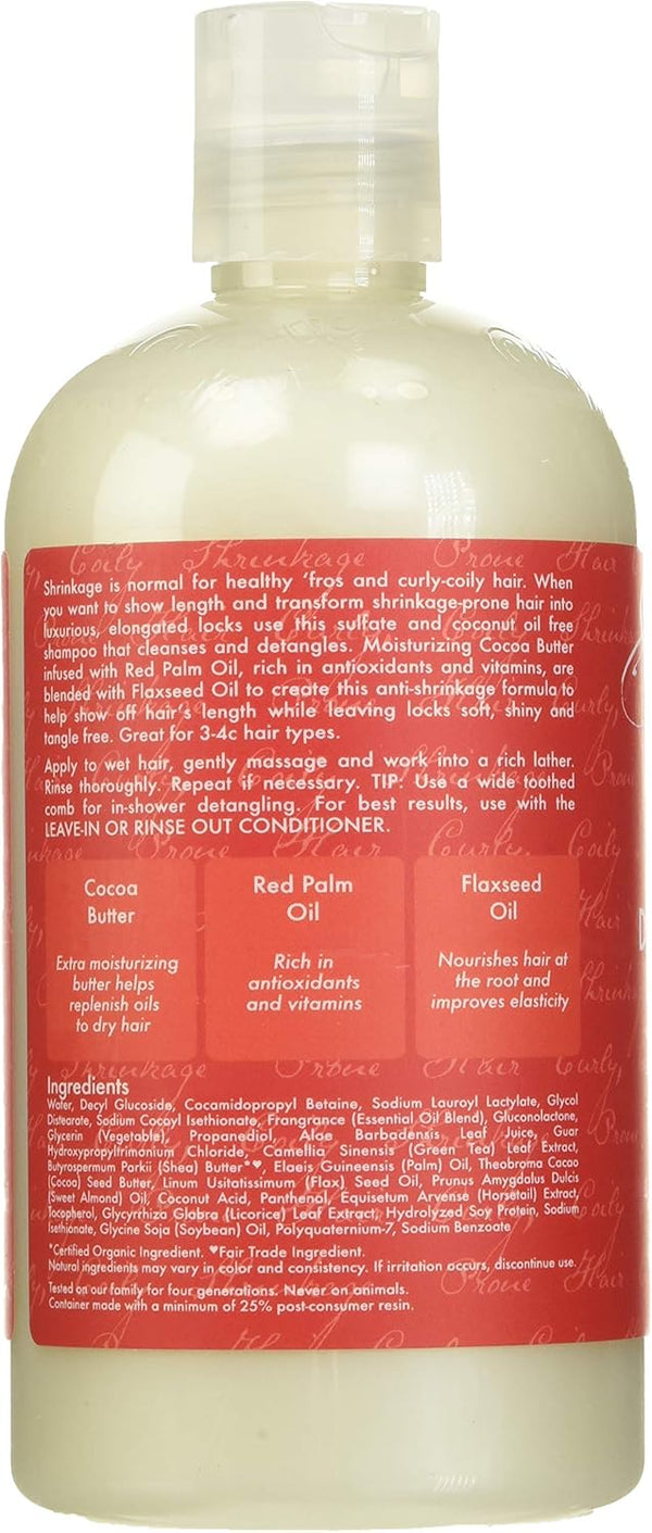 Shea Moisture Red Palm Oil & Cocoa Butter Hi-Slip Detangling Shampoo — 13 oz
