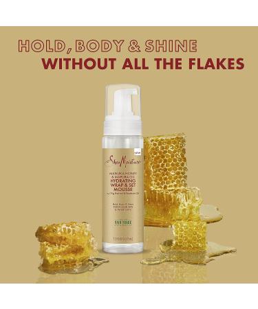 Shea Moisture Manuka Honey & Mafura Oil Hydrating Wrap & Set Mousse — 7.5 oz